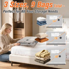 lezecur large vacuum bag size for bulky garments.
