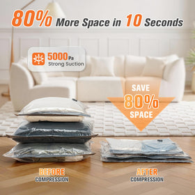 Lezecur vacuum bags three sizes for versatile packing