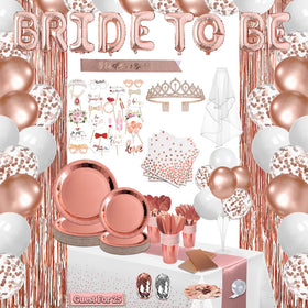 LFSTGN Bride to Be banner adds an elegant focal point to bridal shower decor.