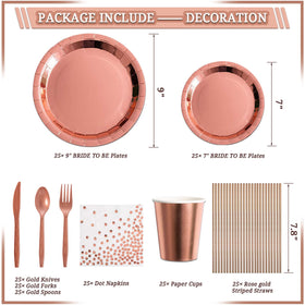 LFSTGN rose gold balloon stand kit helps create a polished centerpiece.