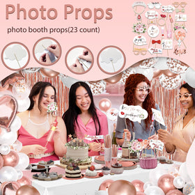 LFSTGN rose gold tableware set coordinates plates and cups for guests.
