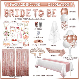 LFSTGN rose gold veil enhances photo moments with a glamorous touch.