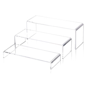 LFTYTUO floating visual experience acrylic riser highlights collectibles with crystal clarity.