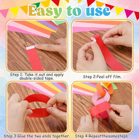 LFUTARI included double-sided tape simplifies easy, mess-free DIY decorating