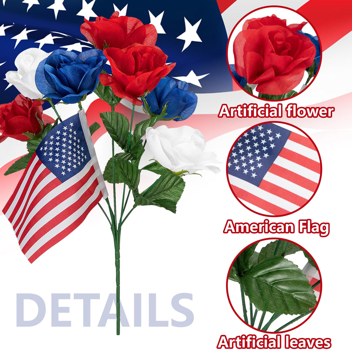 LFUTARI silk flowers look lifelike for durable seasonal decor.