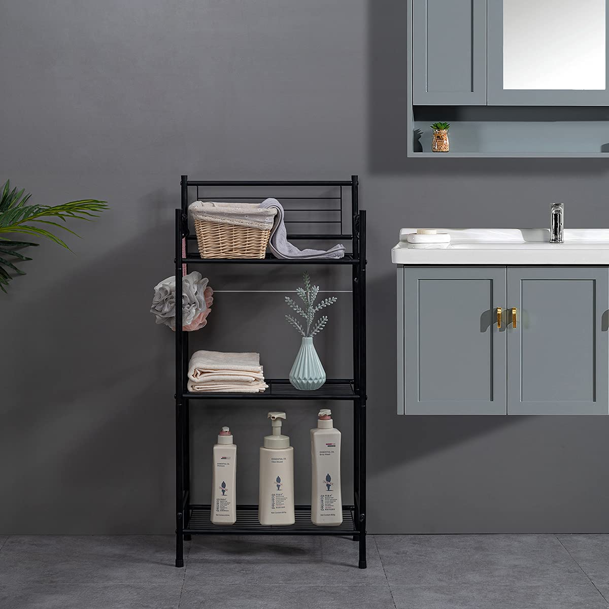 L&amp;H UNICO wire rack assembly highlights quick setup and versatile room placement.