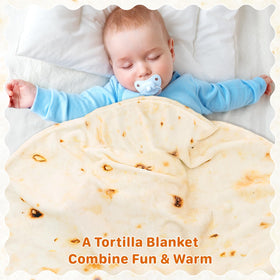 Lhedon burrito baby blanket nap time scene for cozy rest.