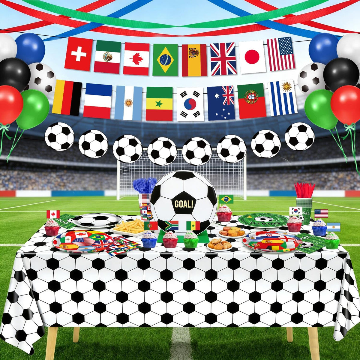 LHFYACI soccer balloons made of natural latex for versatile decor displays