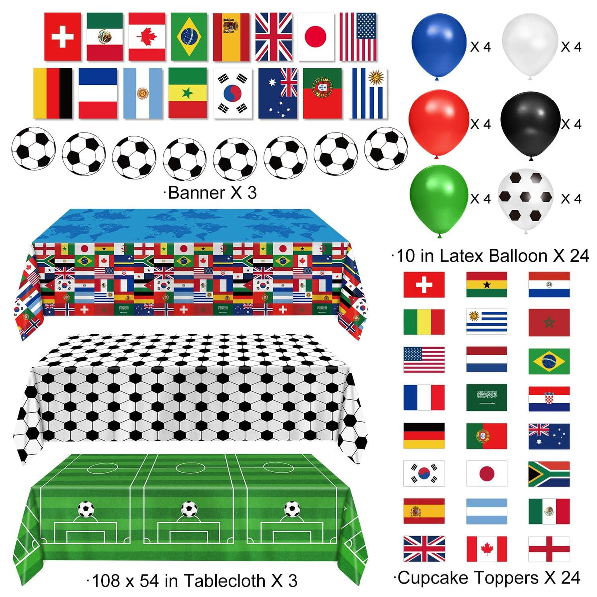 LHFYACI soccer napkins featuring vibrant graphics for quick cleanup and stylish tables