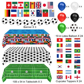 LHFYACI soccer napkins featuring vibrant graphics for quick cleanup and stylish tables