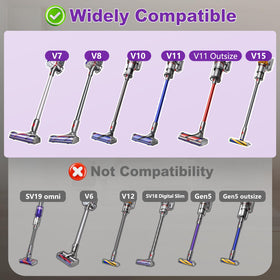 LhhTing Dyson anti-tangle blades prevent hair wrap during cleaning.