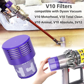 LhhTing V10 filter with brush included in the kit.