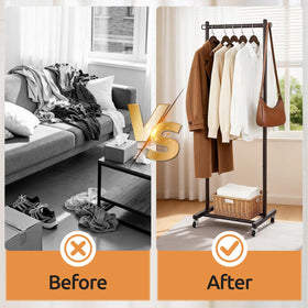 LiaMeE bottom shelf holds shoes or storage boxes up to 55lbs.
