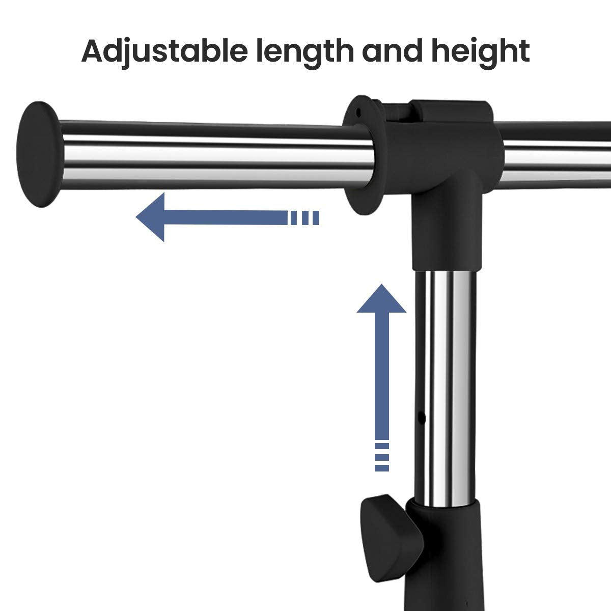 LiaMeE rack wheels with brake locks for smooth mobility.