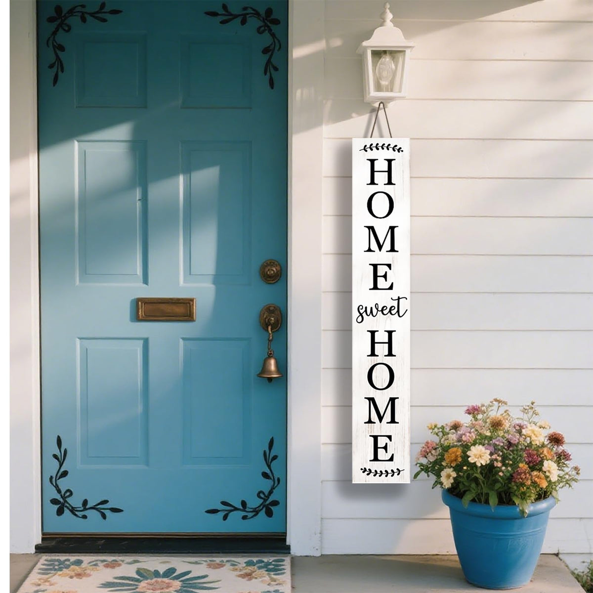 LianheCy front-porch decor sign positioned indoors near entrance.