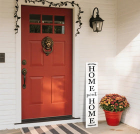 LianheCy wood-grain detail on porch sign highlighting craftsmanship.