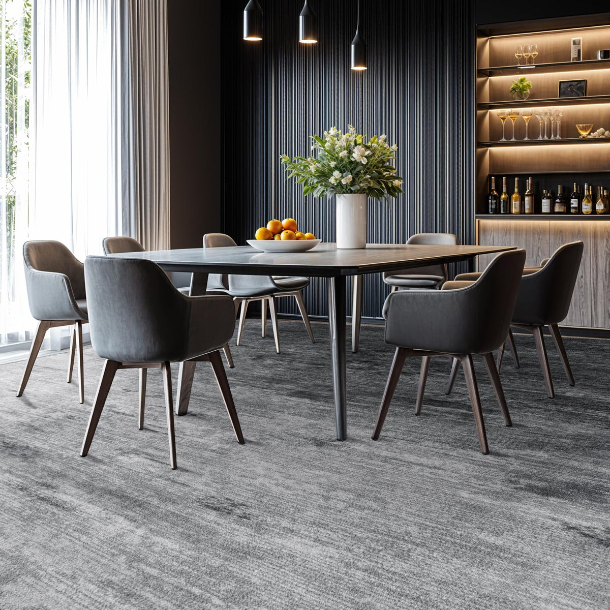 Lianlam durable soft velvet finish adds comfort underfoot