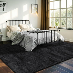 LIANLAM rug non-slip backing closeup highlighting secure footing