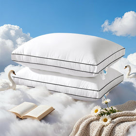 LIANLAM RDS pillow 3-chamber closeup showing balanced neck support for back and side sleepers.