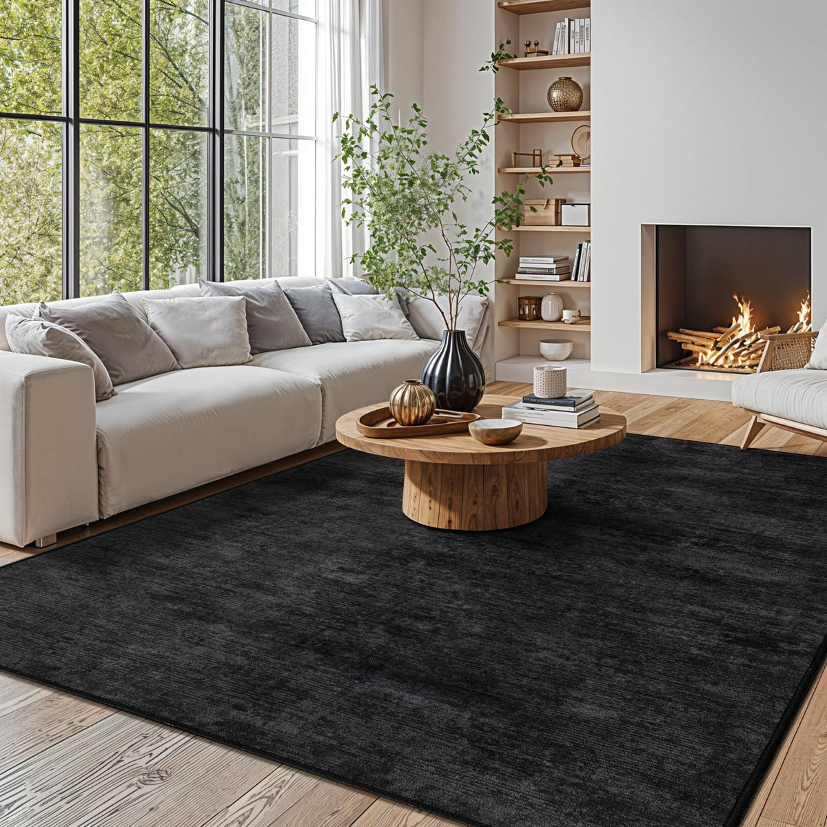 LIANLAM velvet-soft pile conveys plush comfort underfoot