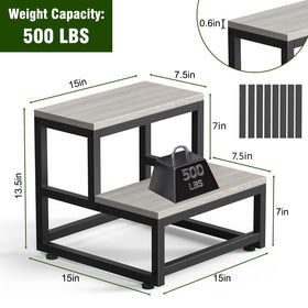 LIANTRAL step stool non-slip strips provide extra grip on wooden steps