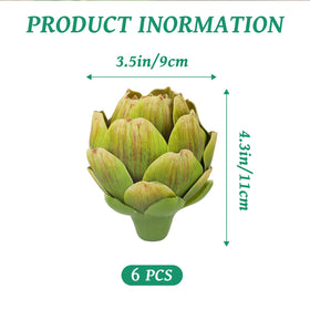 LibeLiro artichokes placed in a bowl to add natural texture to living room displays