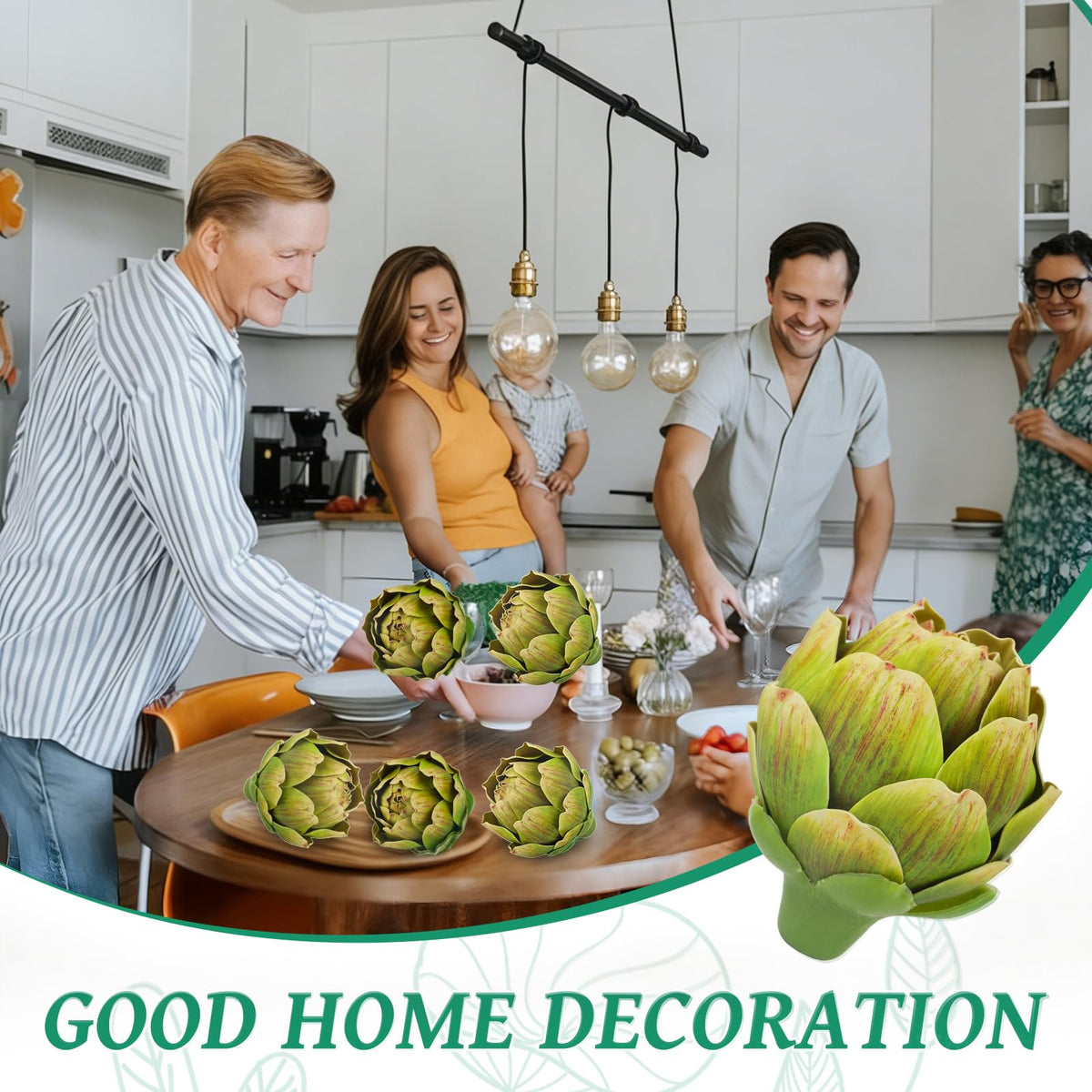 Perfect for weddings and Christmas, LibeLiro artichokes brighten festive setups