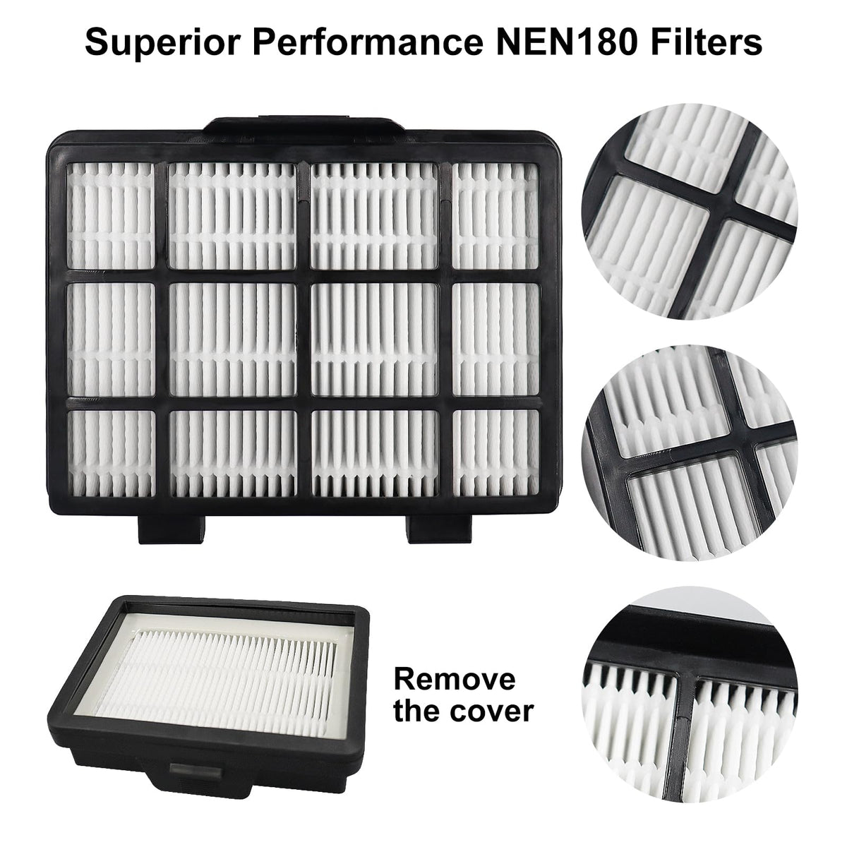 Lichelete cleaning brush included for easy maintenance of filters.