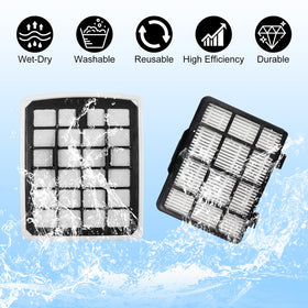 Close-up of Lichelete filter set highlighting sturdy filtration components.