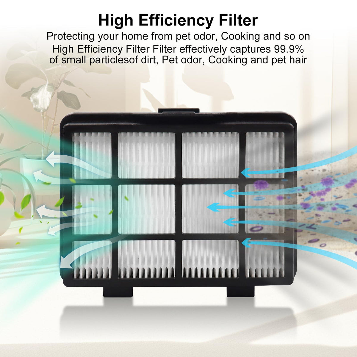 Lichelete filter set packaging showing complete replacement kit contents.