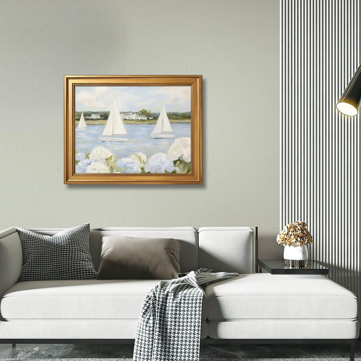Licpach bathroom-ready wall art elevates spaces with refined nautical charm.