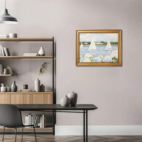 Licpach coastal wall decor for living rooms enhances traditional or preppy interiors.