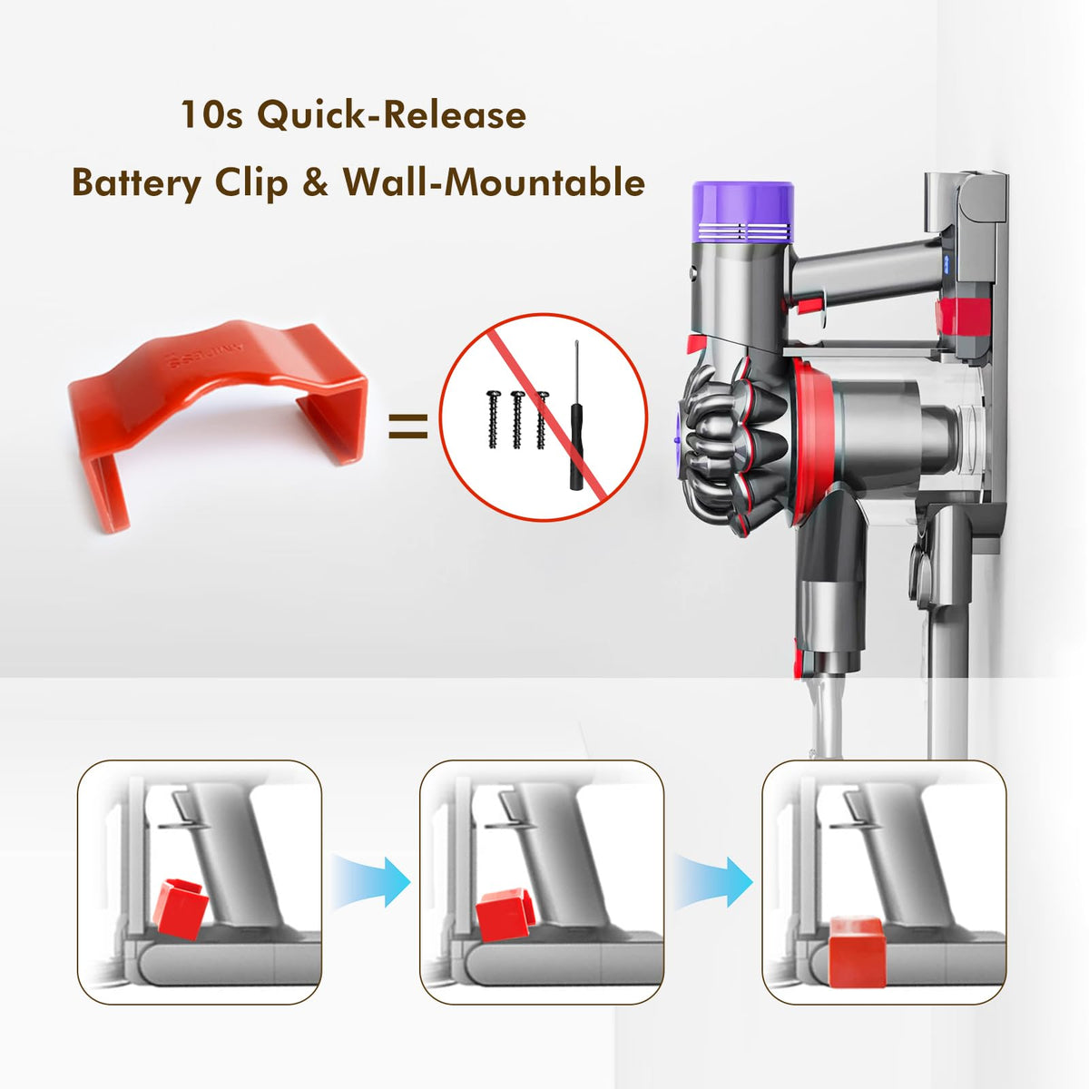 LiLeading V8 battery delivers 70-minute runtime for longer cleaning sessions