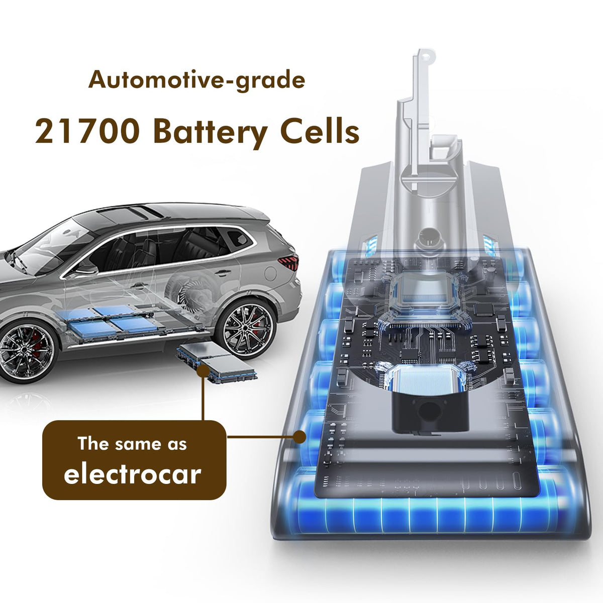 LiLeading battery lock ensures secure, hassle-free attachment during setup