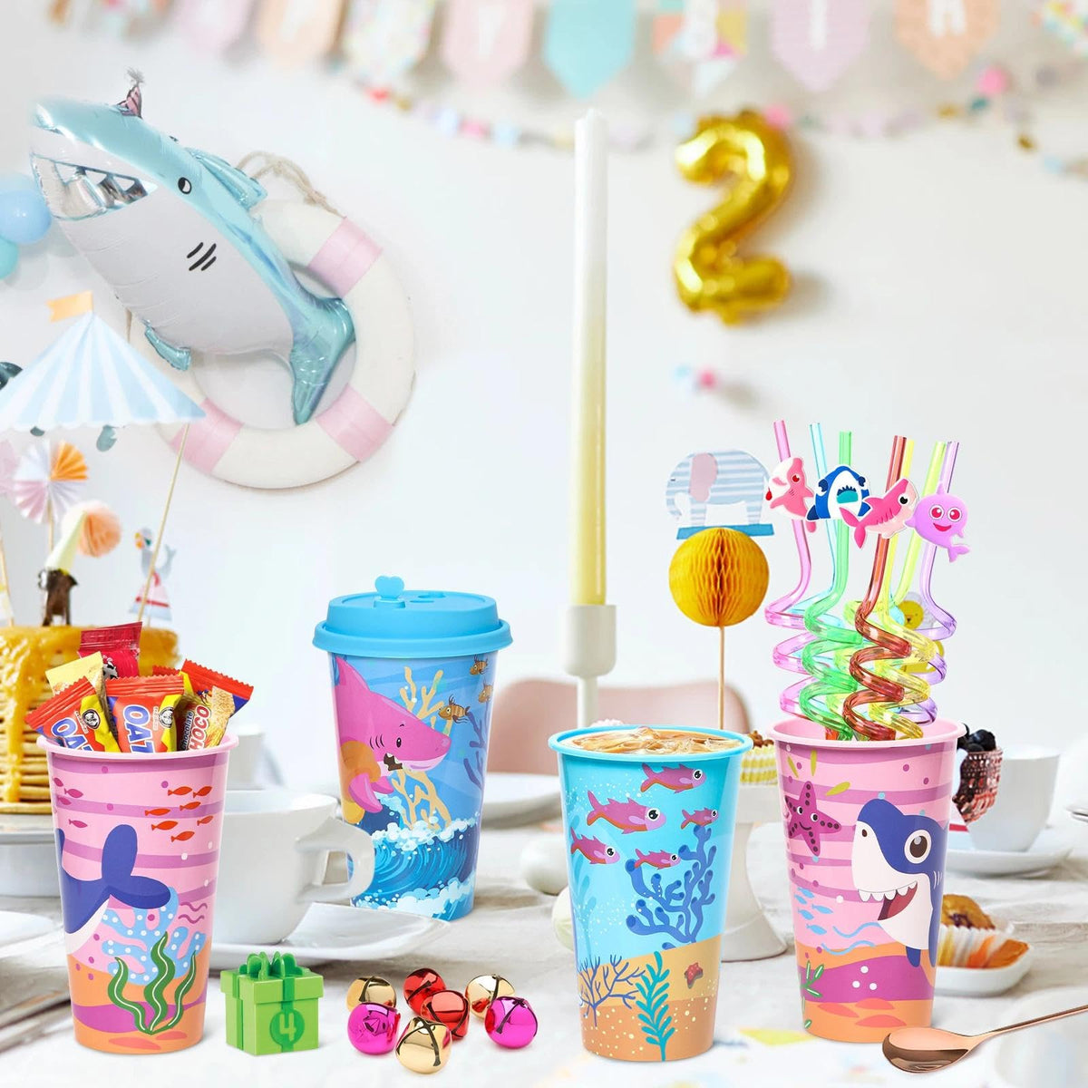 Lidmada color-splash lids add bright, secure tops to drinks.
