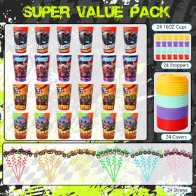 Great for goodie bags or decorations, enhancing a monster truck theme.