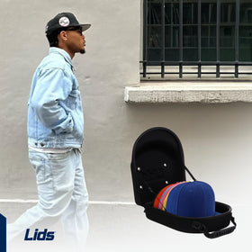 Lids Hat Travel Case lightweight design reduces travel bulk.