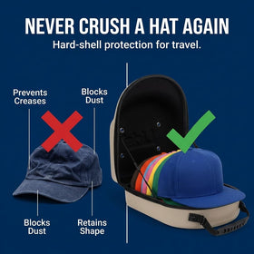 Lids travel case secure zipper closure for transport safety