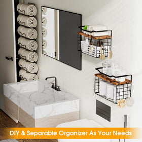 LIDTOP waterproof, rustproof coating protects towel rack in humid bathrooms