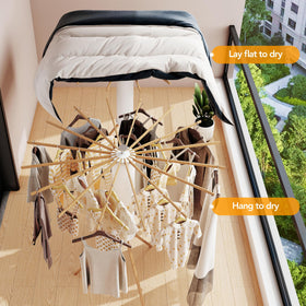 LIENAHU foldable-frame design folds flat for simple storage