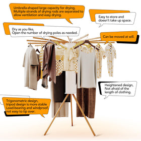 LIENAHU retractable-drying-rods offer customizable drying space