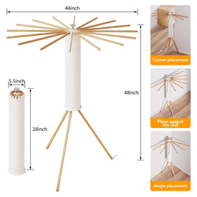 LIENAHU stable-triangle-base keeps the rack steady in breezy spaces