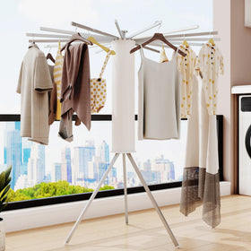 LIENAHU portable rack moves easily for flexible laundry layouts