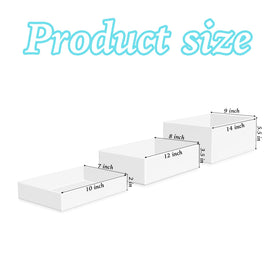 Liengoron buffet risers 12inch create multi-level displays for main dishes.