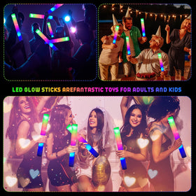 LifBetter concert festival glow sticks add safe, colorful crowd lighting