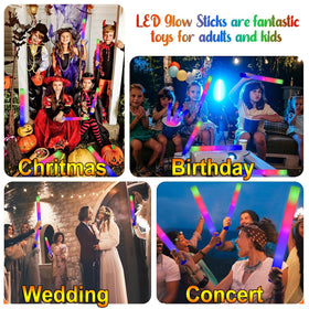 LifBetter glow sticks last 5–8 hours per stick for events