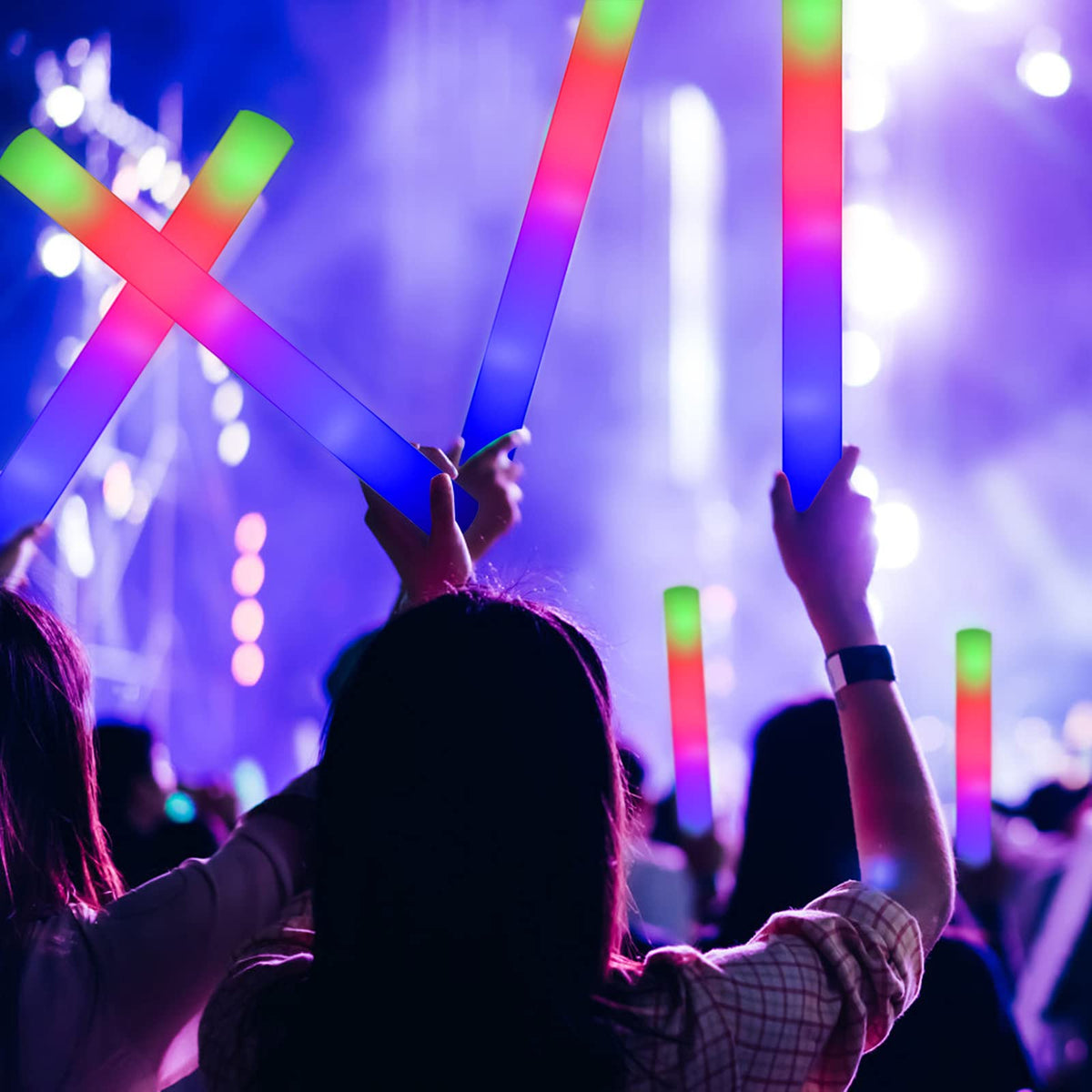 LifBetter soft foam wands provide safe, flexible party lighting