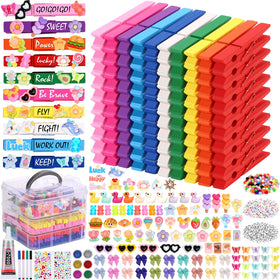 LifeisLuck wooden clips in bright colors for decorations and DIY cheer projects.