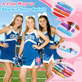 LifeisLuck rainbow clips enhance cheer banners, backpacks, and school projects.