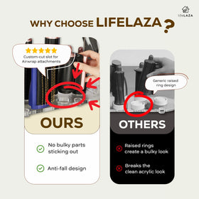 LifeLAZA holder assembled quickly with included guide for fast setup.